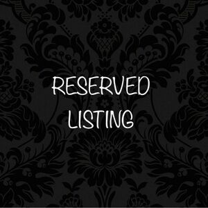 Reserved Shoes Listing